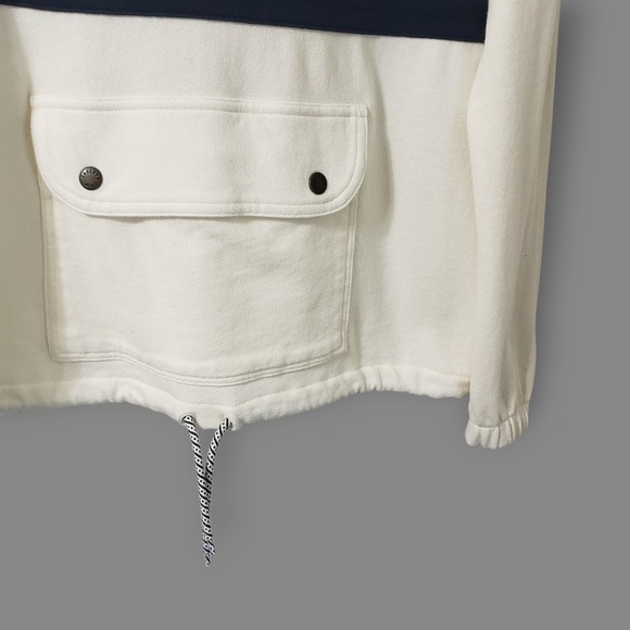 Faherty Womens Daybreak Hoodie Sz XS French Terry Cotton Sunrise Embroidered - Picture 5 of 13